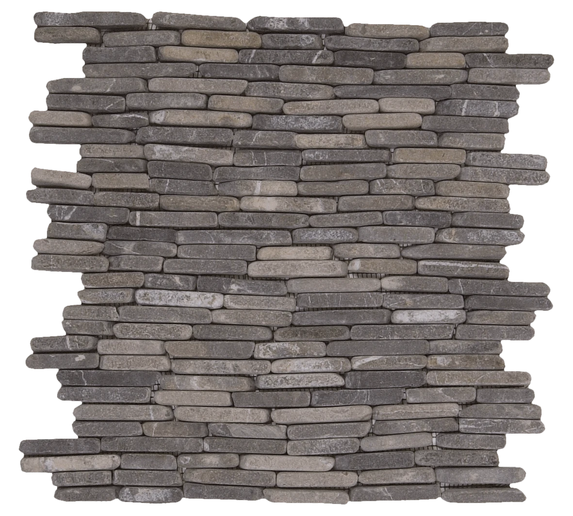 Grey Stacked Brick Marble