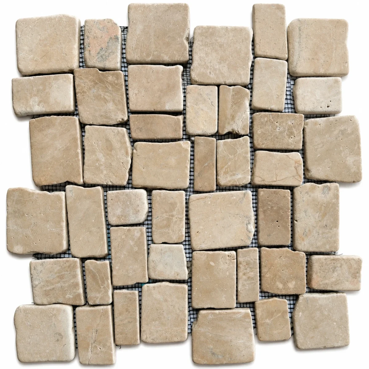 Cappucino Marble Random Mosaic