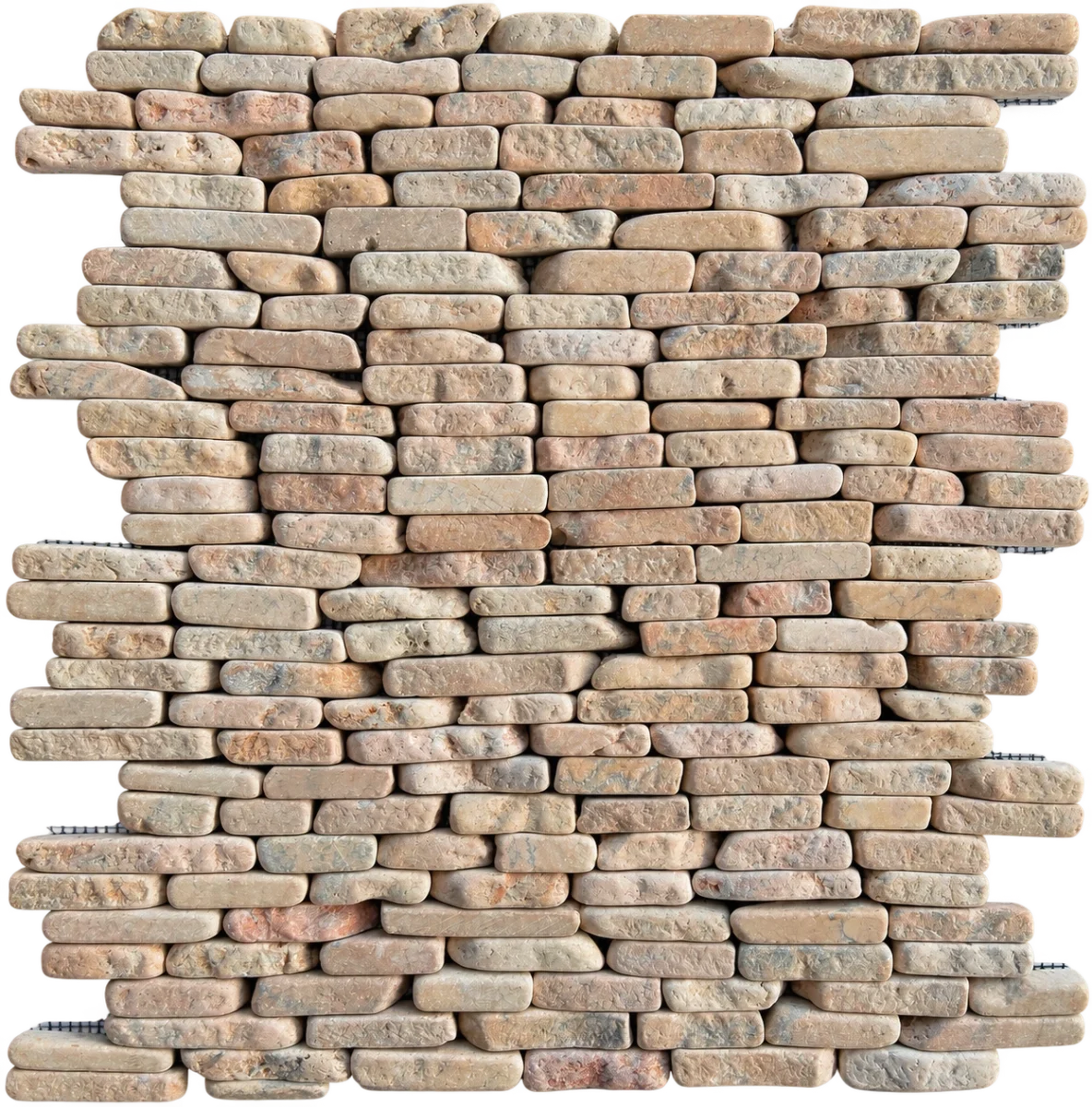 Red Stacked Brick Marble