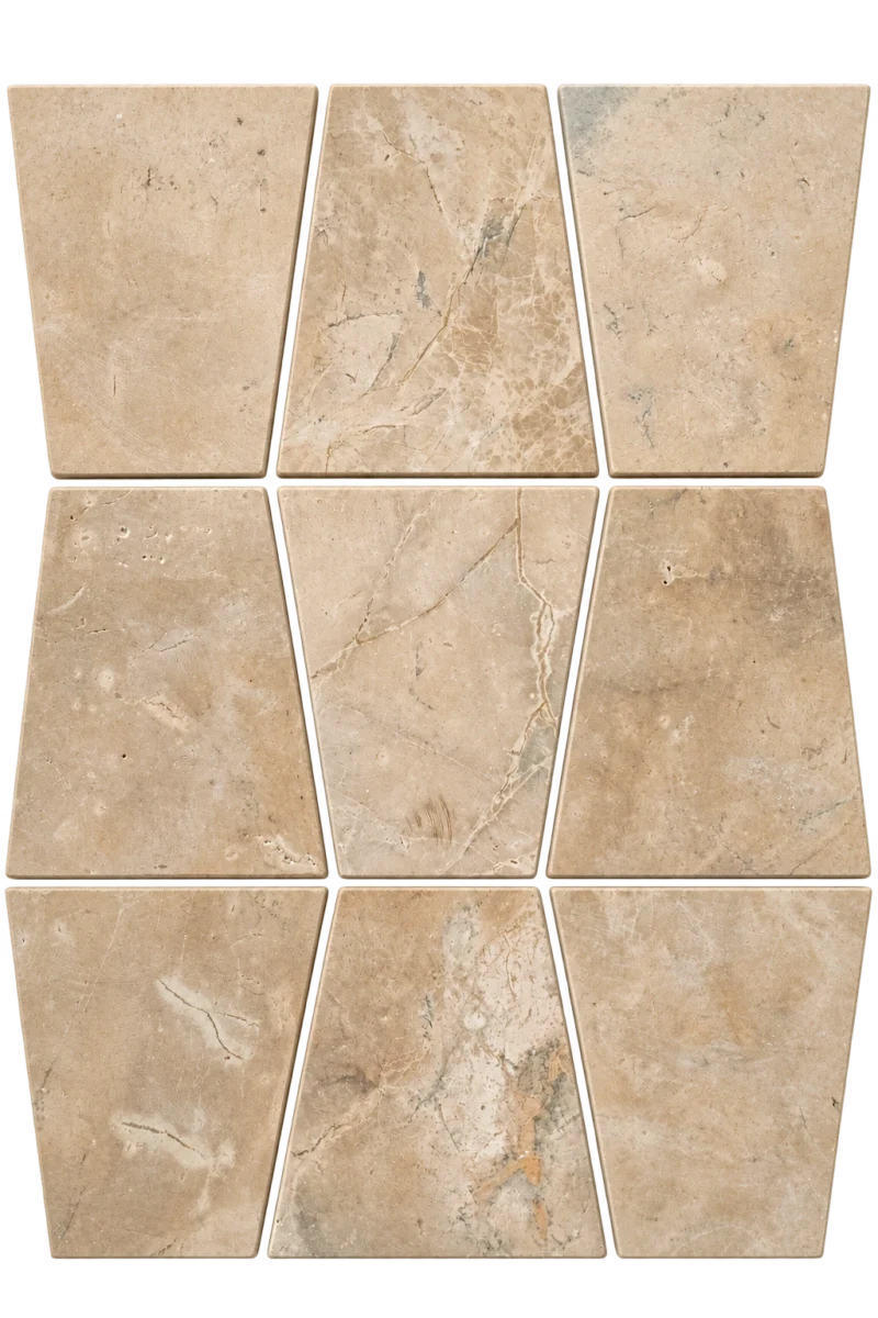 Zelige Stacked Cappuccino Marble