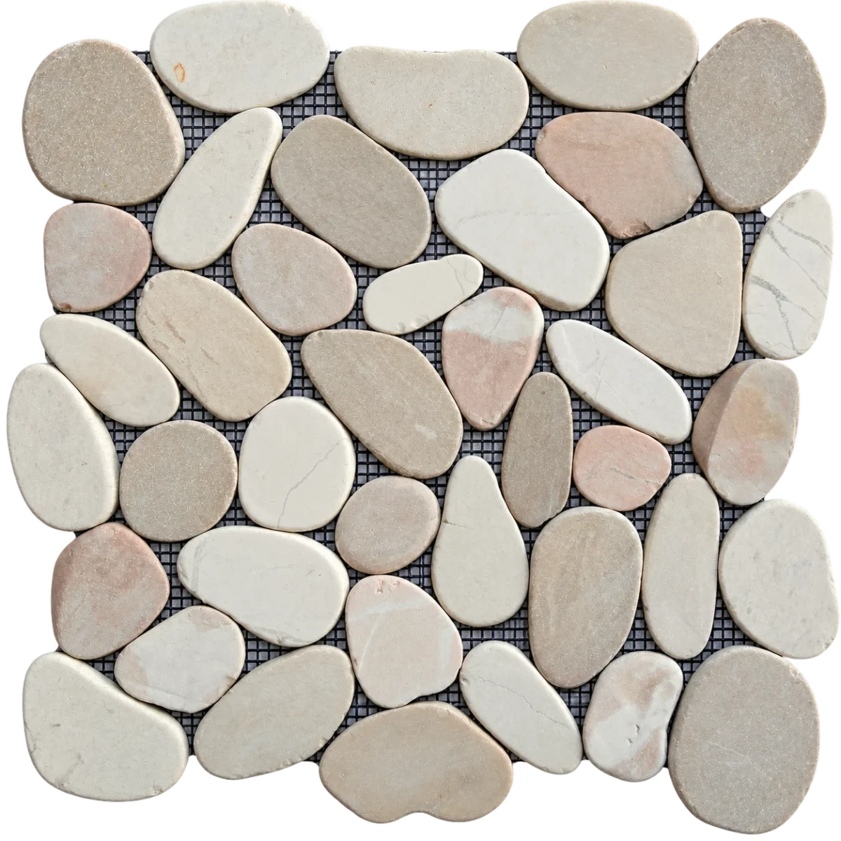 Sliced Mix Beige, Calakaberry & White Pebble XL
