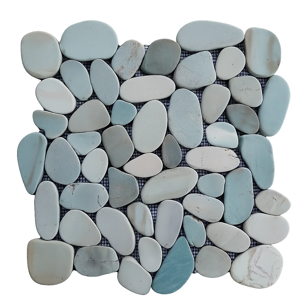 Sliced Green Pebble