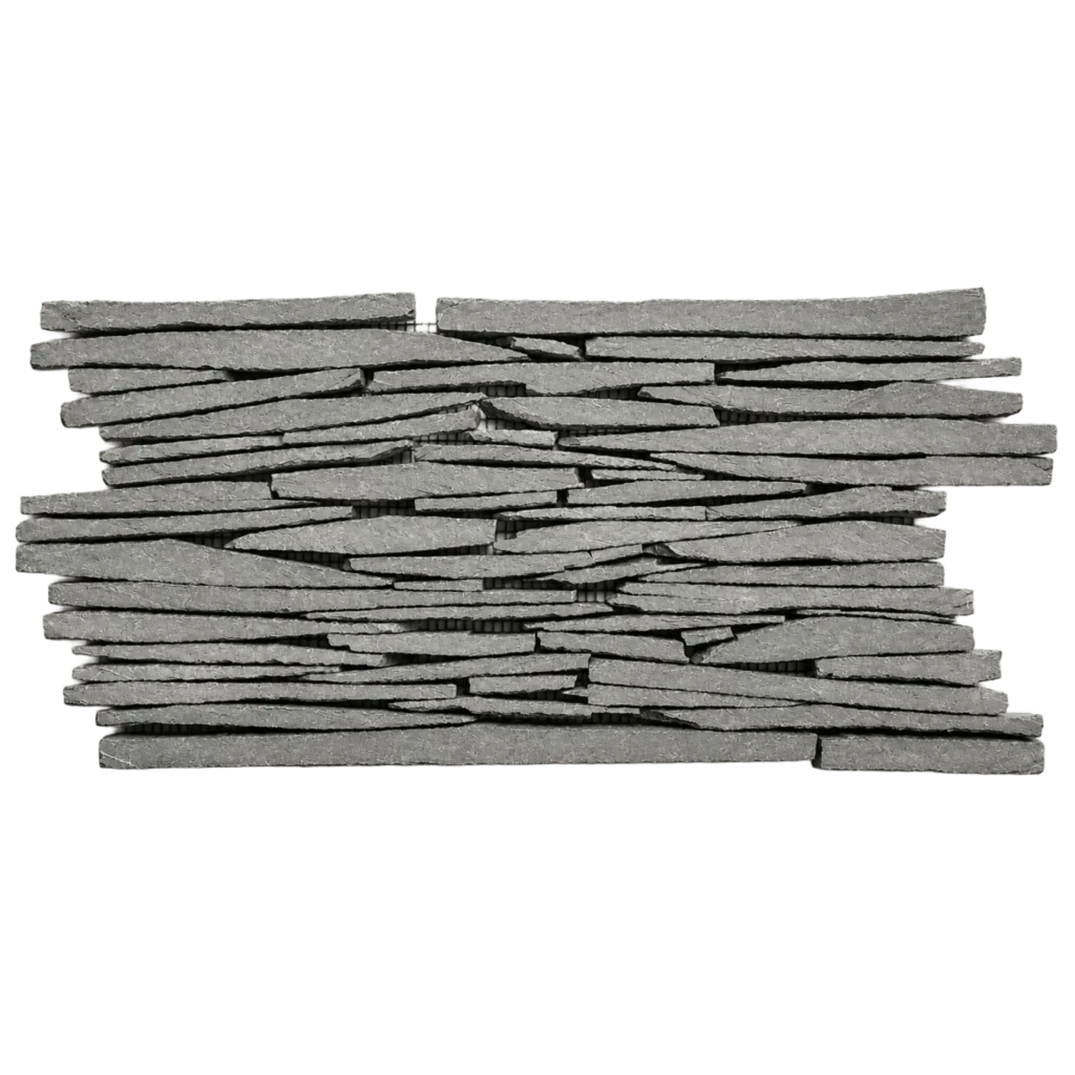 Grey Sliced Slate Interlocking