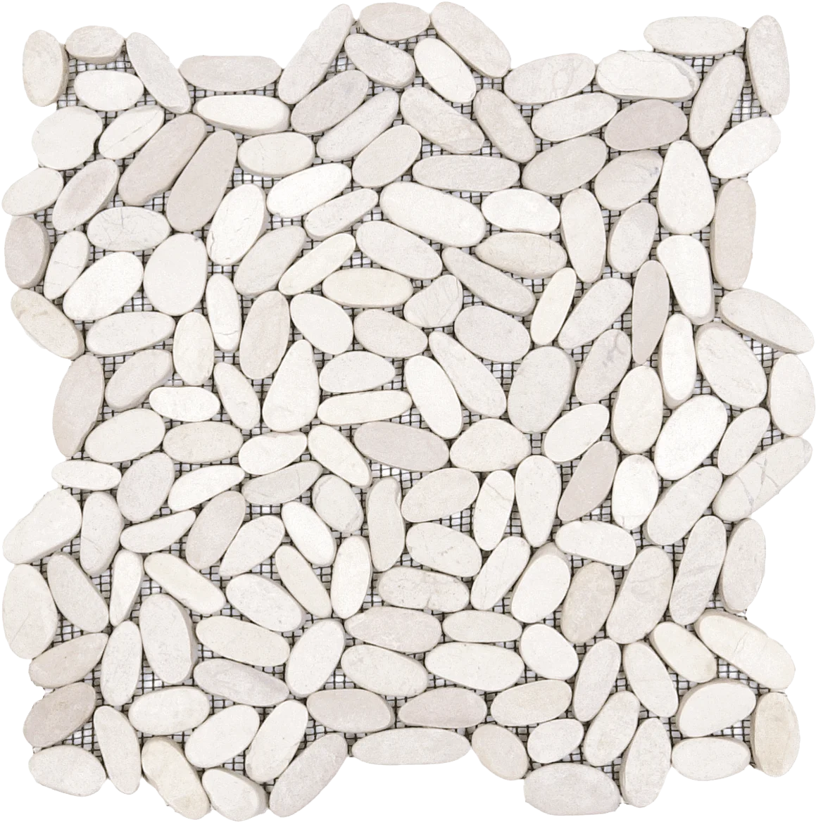 White Slice Pebble