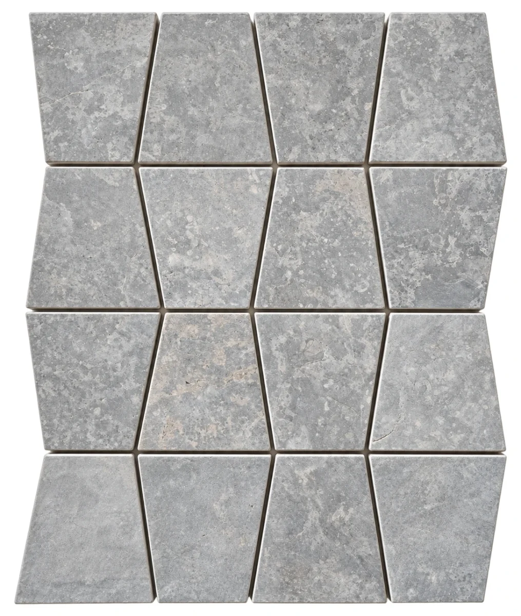 Zellige Stacked Light Grey Marble